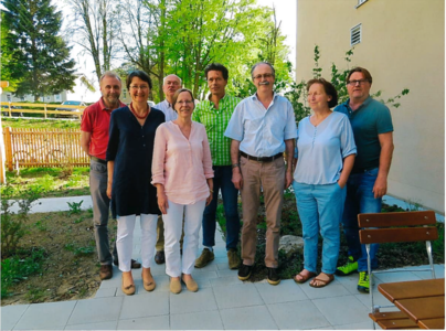 Gruppenfoto des Beirat des Ambulanten Hospizdienst Caritas-Zentrum Traunstein | © Caritas Oberbayern